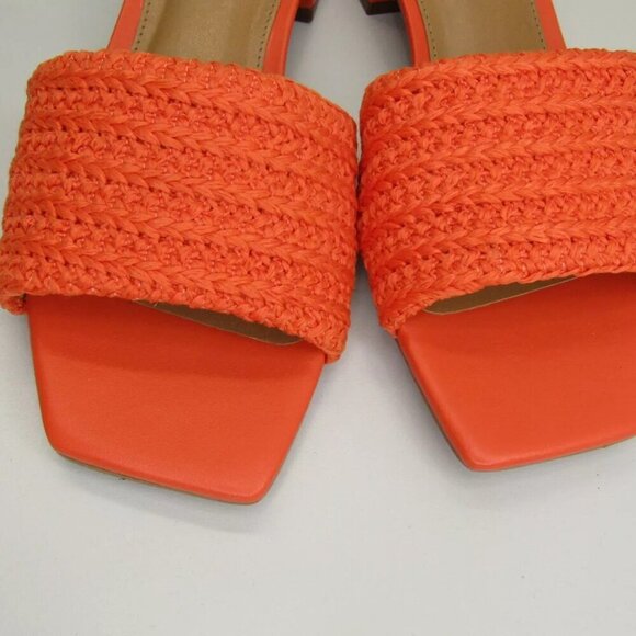 NEW ANTHROPOLGIE Womens Coralie Mule Slide Cushion Square Toe Heel Size 5.5 - Picture 5 of 10